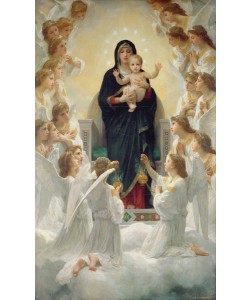 William-Adolphe Bouguereau, The Virgin with Angels, 1900 (oil on canvas)