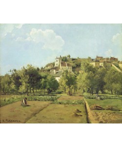 Camille Pissarro, Pontoise, or The Gardens of the Hermitage, Pontoise, 1867 (oil on canvas)