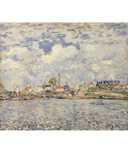 Camille Pissarro, The outer harbour of Le Havre, Quai de Southampton, the Honfleur boat leaving the harbour, 1903 (oil on canvas)