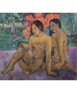 Paul Gauguin, And the Gold of their Bodies, 1901 (oil on canvas)