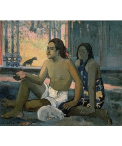 Paul Gauguin, Eiaha Ohipa or Tahitians in a Room, 1896 (oil on canvas)