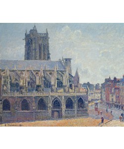 Camille Pissarro, The Church of St Jacques in Dieppe, 1901 (oil on canvas)
