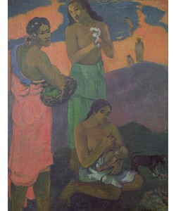 Paul Gauguin, Maternity, or Three Women on the Seashore, 1899 (oil on canvas)