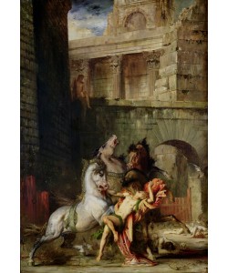 Gustave Moreau, Diomedes Being Eaten by his Horses, 1865 (oil on canvas)