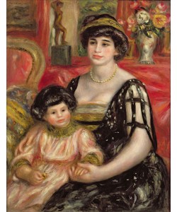 Pierre-Auguste Renoir, Madame Josse Bernheim-Jeune and her Son Henry, 1910 (oil on canvas)