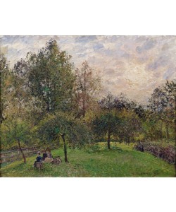 Camille Pissarro, Apple Trees and Poplars in the Setting Sun, 1901 (oil on canvas)