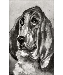 Henri de Toulouse-Lautrec, Head of a Dog Running, 1880