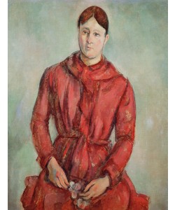 Paul Cézanne, Portrait of Madame Cezanne in a Red Dress, c.1890 (oil on canvas)