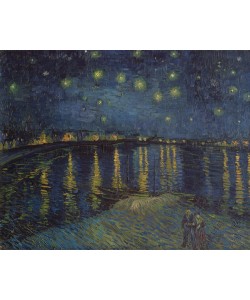 Vincent van Gogh, Starry Night over the Rhone, 1888 (oil on canvas)