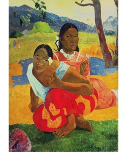 Paul Gauguin, Nafea Faaipoipo (When are you Getting Married?), 1892 (oil on canvas)