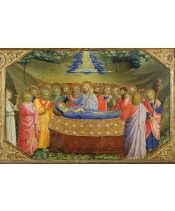 Fra Angelico, Funeral of the Virgin Mary from the predella of the Annunciation Altarpiece, c.1430-32 (tempera & gold on panel)