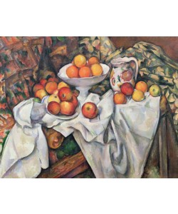 Paul Cézanne, Apples and Oranges, 1895-1900 (oil on canvas)