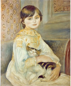 Pierre-Auguste Renoir, Julie Manet with Cat, 1887 (oil on canvas)