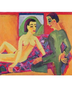 Ernst Ludwig Kirchner, The Couple, 1923 (oil on canvas)