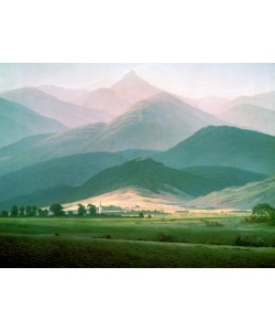 Caspar David Friedrich, Landscape in the Riesengebirge, 1810-11 (oil on canvas)
