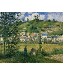 Camille Pissarro, Landscape at Chaponval, 1880 (oil on canvas)