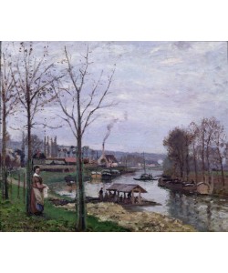 Camille Pissarro, The Washing House, Pontoise Port-Marly, or The Wash-house, 1872 (oil on canvas)