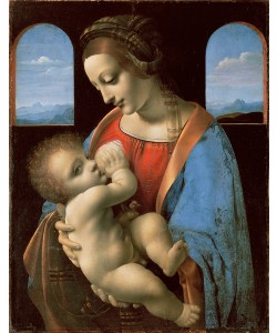 Leonardo da Vinci, The Litta Madonna, c.1490 (tempera on canvas transferred from panel)