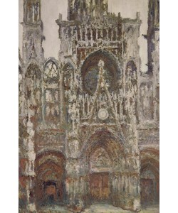 Claude Monet, Rouen Cathedral, evening, harmony in brown, 1894 (oil on canvas)