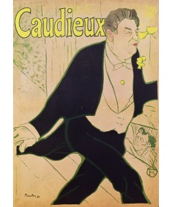 Henri de Toulouse-Lautrec, Caudieux (poster), 1893 (colour lithograph)