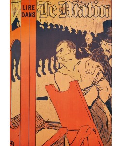 Henri de Toulouse-Lautrec, At the foot of the Gallows, advertisement for 'Le Matin', 1893 (colour lithograph)