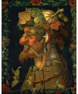 Giuseppe Arcimboldo, Autumn, from a series depicting the four seasons, commissioned by Emperor Maximilian II (1527-76) 1573 (oil on canvas)