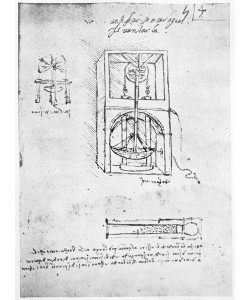 Leonardo da Vinci, Fol. 54r from Paris Manuscript B, 1488-90 (pen & ink on paper)