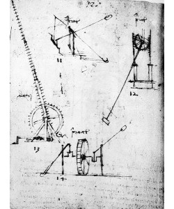Leonardo da Vinci, A page from the Codex Forster, 1480s-1494 (pen & ink on paper)
