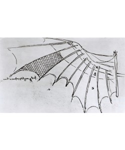 Leonardo da Vinci, M S B 2173 fol. 74r Studies of wing articulation, 1487-90 (pen & ink on paper)