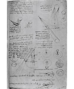 Leonardo da Vinci, Astronomical diagrams, from the Codex Leicester, 1508-12 (pen & ink on paper)