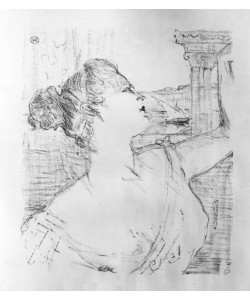 Henri de Toulouse-Lautrec, Sibyl Sanderson, 1898 (litho)