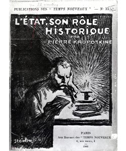 Théophile-Alexandre Steinlen, Cover of 'L'Etat, Son Role Historique' by Piotr Kropotkin, published 1906 (lithograph)