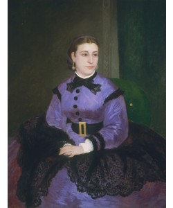 Pierre-Auguste Renoir, Portrait of Mademoiselle Sicot, 1865 (oil on canvas)