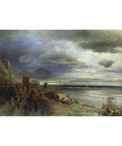 Andreas Achenbach, The Coast of Naples, 1877 (oil on canvas)