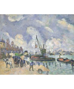 Paul Cézanne, Quai de Bercy, Paris, 1873-75 (oil on canvas)