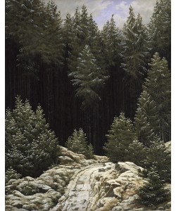 Caspar David Friedrich, Early Snow, c.1828 (oil on canvas)