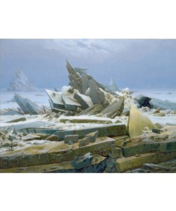 Caspar David Friedrich, The Polar Sea, 1824 (oil on canvas)