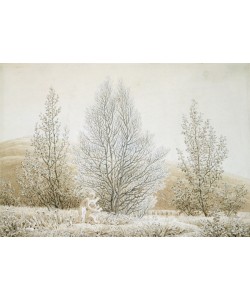 Caspar David Friedrich, Spring (sepia ink and pencil on paper)