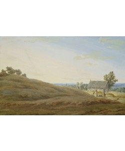 Caspar David Friedrich, Hut with a Well on the Rugen (gouache on paper)
