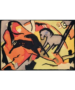 Franz Marc, Two Horses, 1911/12 (indian ink and w/c on paper)