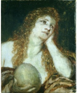 Arnold Bocklin, The Penitent Mary Magdalene, 1873 (oil on canvas)
