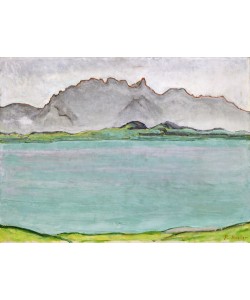 Ferdinand Hodler, The Stockhorn Mountains and Lake Thun, 1911 (oil on canvas)