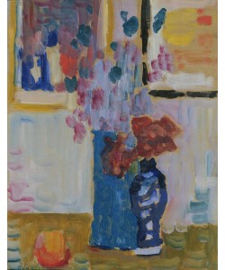 Alexej von Jawlensky, Still Life with Flowers (oil on cardboard)