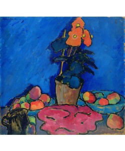 Alexej von Jawlensky, Still Life with Begonia, 1911 (oil on cardboard)