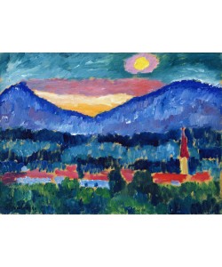 Alexej von Jawlensky, Mountain Village, 1910 (oil on cardboard)