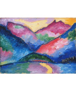 Alexej von Jawlensky, The Oy Valley, 1910 (oil on cardboard)