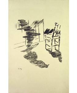 Edouard Manet, Illustration for 'The Raven', by Edgar Allen Poe, 1875 (litho)