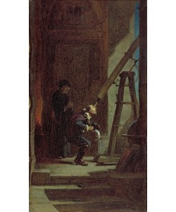 Carl Spitzweg, The Stargazer, c.1863 (oil on canvas)