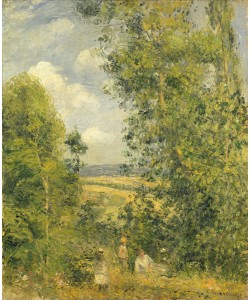 Camille Pissarro, A Rest in the Meadow, 1878 (oil on canvas)
