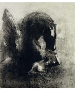 Odilon Redon, Pegasus (engraving)